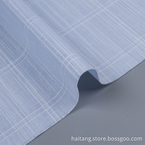 Check Cotton fabric close Microfiber Fabric Sedate Shirt